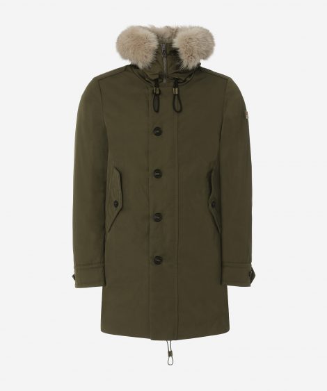 Parka Peuterey in twill tecnico Inverno 2018 prezzo 669 euro