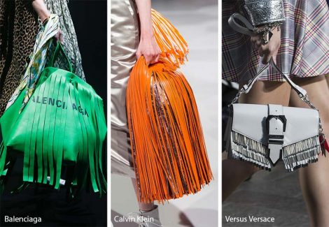 Borse con frange Tendenza moda primavera estate 2018