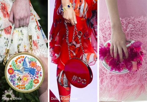 Borsette rotonde moda primavera estate 2018