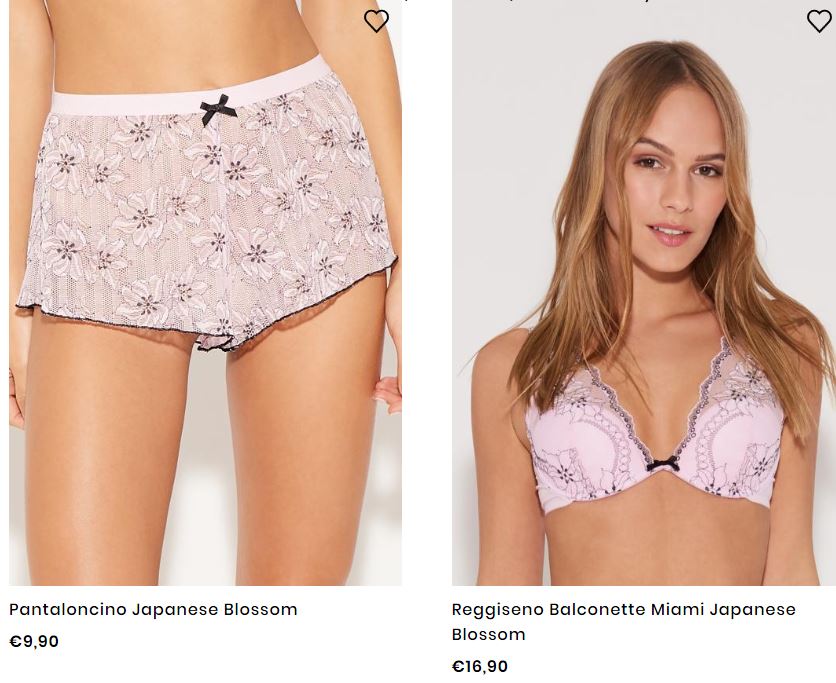completi intimi tezenis 2018