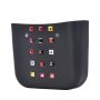 Nuova scocca borsa O Bag con borchie primavera estate 2018 colore nero