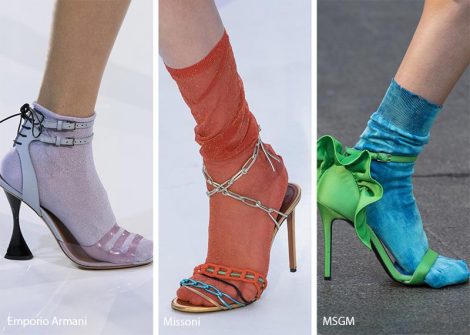 Sandali con calzini moda primavera estate 2018 470x335 - 20 Tendenze Moda Scarpe e Sandali Estate 2018 Sandali con calzini moda primavera estate 2018