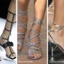 Sandali con stringhe moda primavera estate 2018