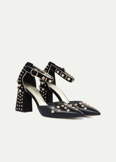 Scarpe con borchie e tacco grosso Liu Jo estate 2018 prezzo 179 euro