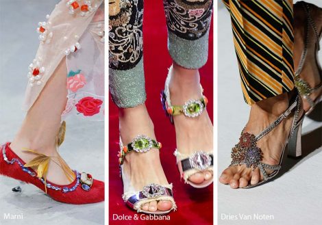 Scarpe e sandali gioiello moda primavera estate 2018 470x329 - 20 Tendenze Moda Scarpe e Sandali Estate 2018 Scarpe e sandali gioiello moda primavera estate 2018