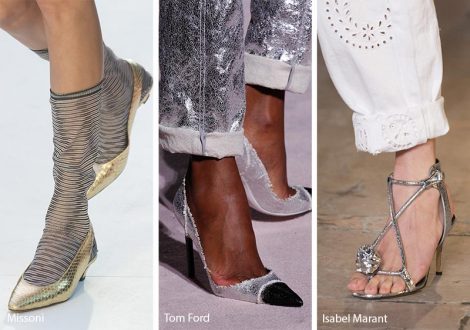 Scarpe e sandali in pelle metallizzata moda primavera estate 2018 470x330 - 20 Tendenze Moda Scarpe e Sandali Estate 2018 Scarpe e sandali in pelle metallizzata moda primavera estate 2018