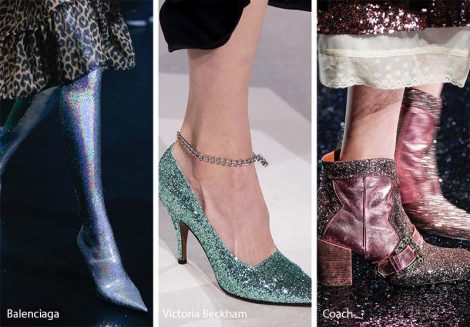 Scarpe glitterate moda primavera estate 2018 470x327 - 20 Tendenze Moda Scarpe e Sandali Estate 2018 Scarpe glitterate moda primavera estate 2018