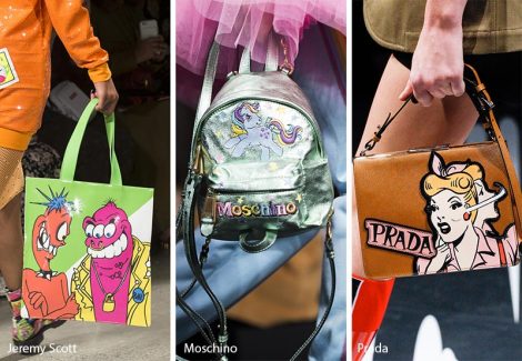 Tendenza Moda primavera estate 2018 Cartoon Bags