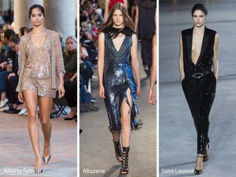 Abbigliamento con paillettes moda estate 2018