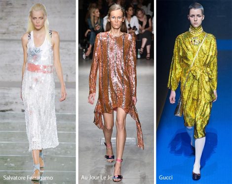 Abiti con paillettes moda estate 2018