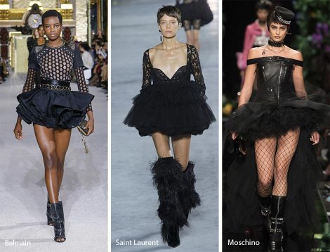 Ballerina stile punk rock moda abbigliamento primavera estate 2018