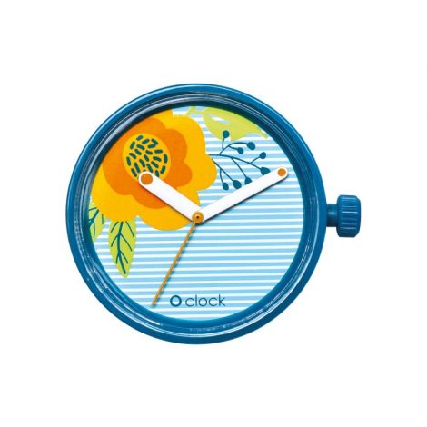 Nuovo meccanismo orologio O clock fantasia lines con flowers primavera estate 2018