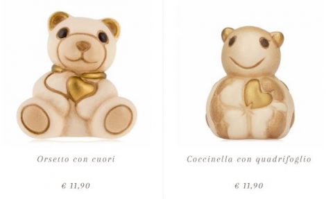 Orsetto e Coccinella Thun Bomboniere Comunione