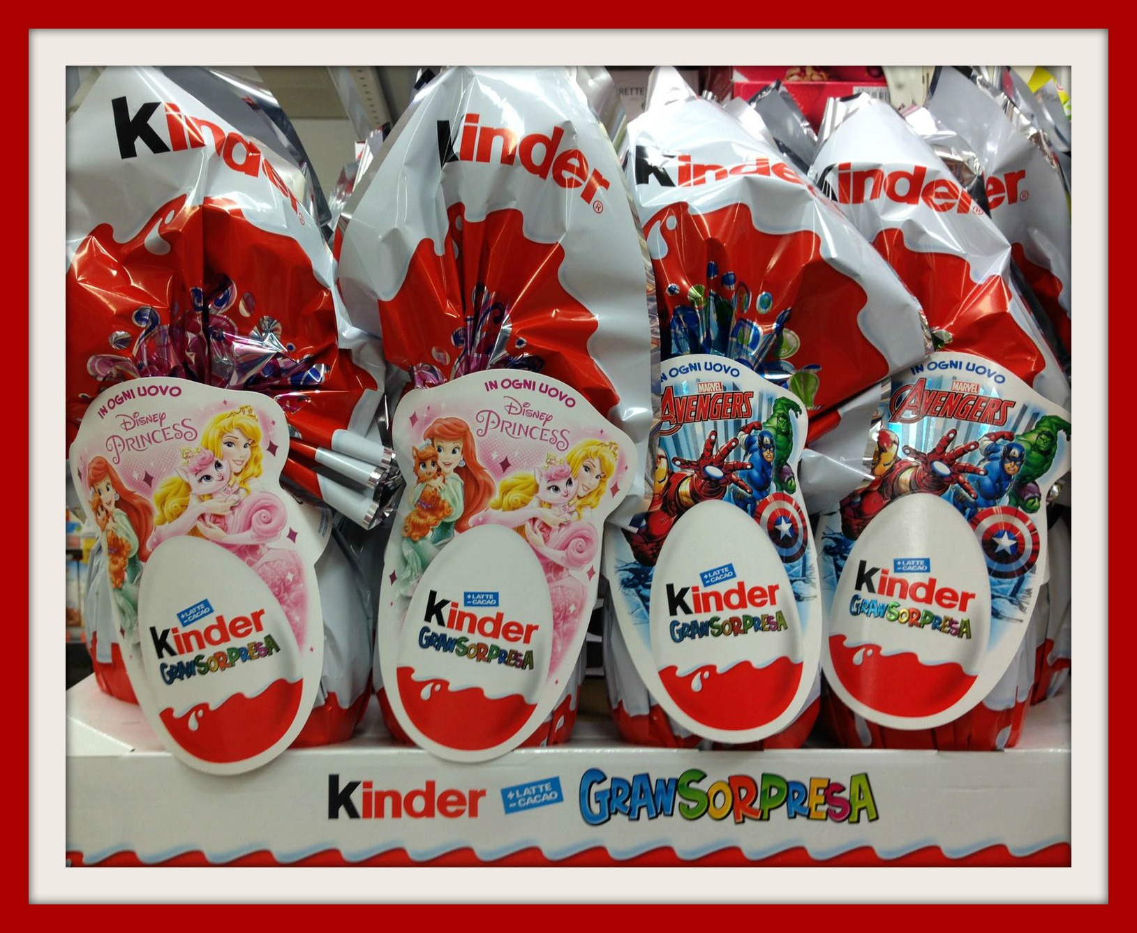 Tutte le Uova di Pasqua Kinder 2018