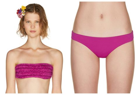 Costume da bagno con reggiseno a fascia Benetton estate 2018