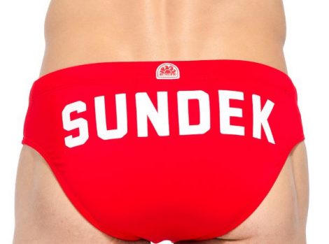 Slip con scritta SUNDEK sul retro estate 2018