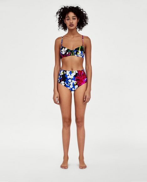 ZARA costume due pezzi bikini 2018