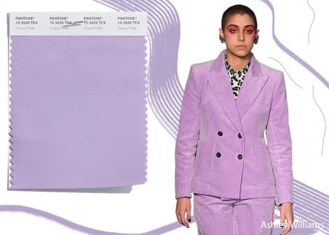 Colore Crocus Petal Pantone Inverno 2019