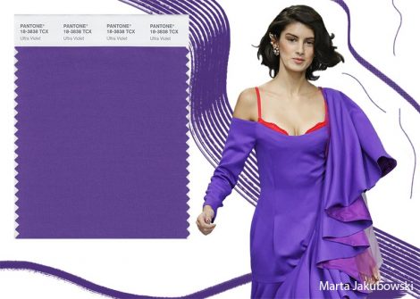 Colore Ultra Violet Pantone Inverno 2019