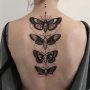 Foto Tatuaggi Falena sulla schiena
