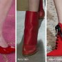 Scarpe e stivaletti rossi tendenza moda autunno inverno 2018 2019