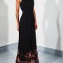 Abito lungo elegante con top in pizzo Rinascimento inverno 2018 2019 prezzo 139 euro