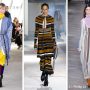 Fantasia a righe moda abbigliamento autunno inverno 2018 2019
