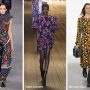 Stampe floreali moda abbigliamento autunno inverno 2018 2019