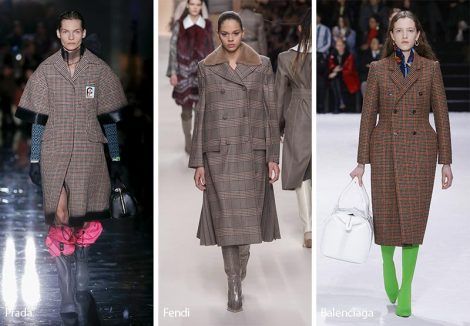 Stampe quadri moda abbigliamento autunno inverno 2018 2019