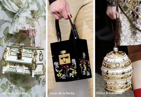 Tendenza Moda BORSE scultura inverno 2018 2019