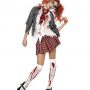 Costume Halloween ragazza scolaretta Zombie