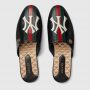 Slippers Gucci uomo con patch NY inverno 2018 2019 prezzo 790 euro