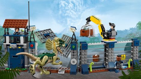 Lego 2018 Jurassic World Attacco Avamposto del Dilofosauro cod 75931 470x264 - Catalogo LEGO Jurassic World Natale 2018