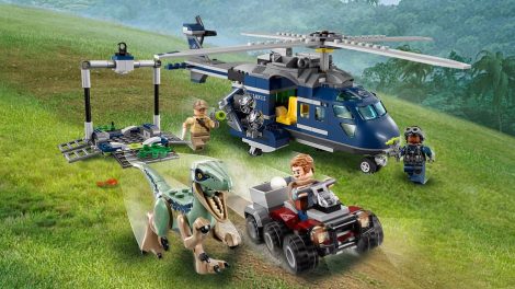 Natale Lego 2018 Jurassic World Inseguimento elicottero di Blue cod 75928 470x264 - Catalogo LEGO Jurassic World Natale 2018