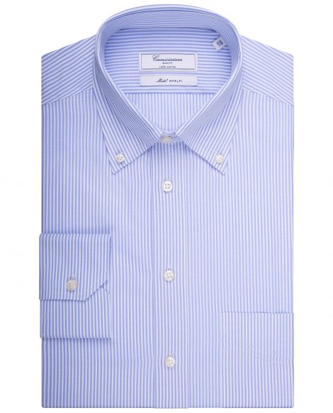 Camicia con collo button down corto 470x583 - Scelta del colletto per la camicia da uomo