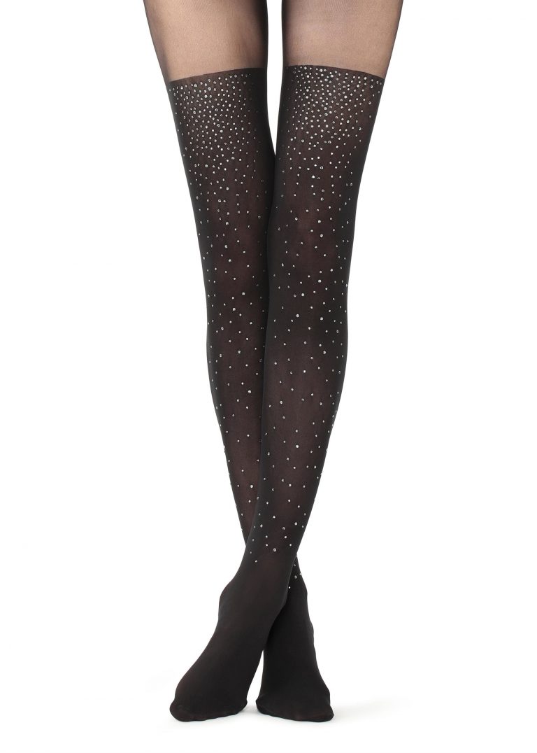 Collant calzedonia nuovi grigie con brillantini L (Neu (gemäss