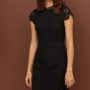 Elegante tubino in pizzo nero HM inverno 2018 2019