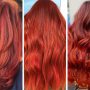 Capelli rosso rame cremisi