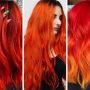 Colore capelli arancio electric