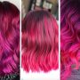 Colore capelli rosso magenta