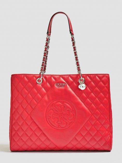 Shopping bag effetto trapuntato GUESS primavera estate 2019 prezzo 149 euro 470x627 - Guess Borse Primavera Estate 2019: Catalogo Prezzi