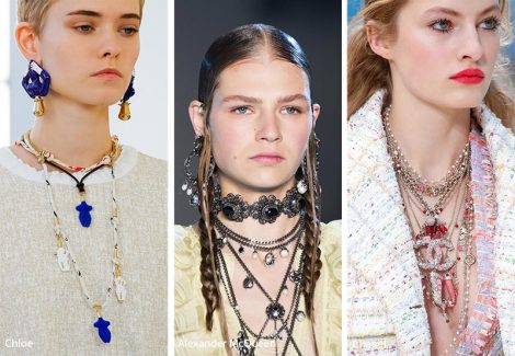 Tendenza gioielli primavera estate 2019 le collane sovrapposte 470x325 - 20 Tendenze Gioielli e Accessori Primavera Estate 2019