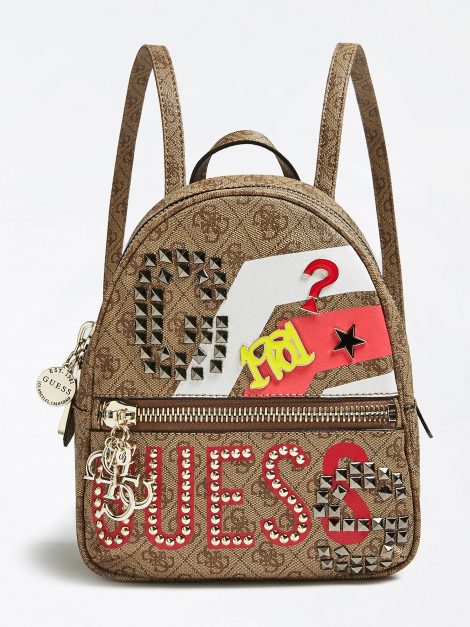 Zaino con maxi logo GUESS estate 2019 prezzo 125 euro 470x627 - Guess Borse Primavera Estate 2019: Catalogo Prezzi