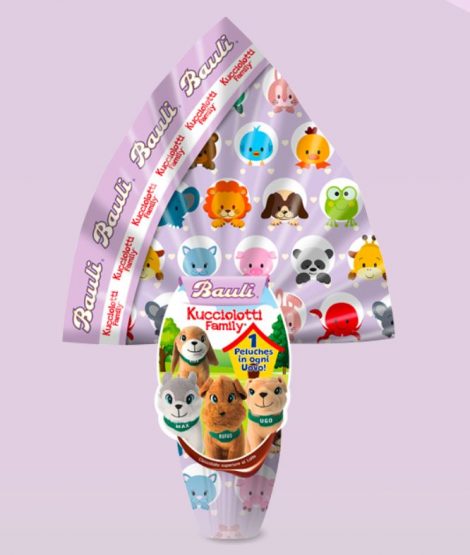 Uova di Pasqua 2019 Bauli per bambini Kucciolotty Family 470x555 - Uova di Pasqua Bauli 2019