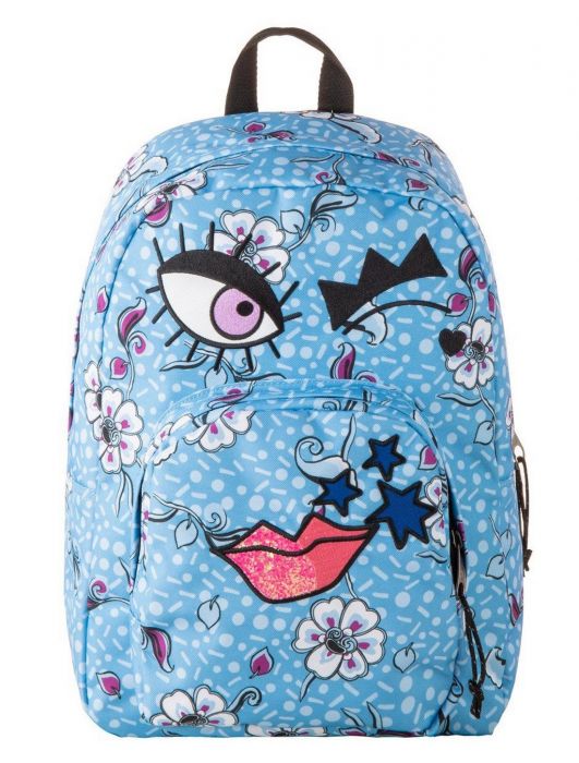 INVICTA PLAIN ZAINO Ollie Face Pack Scuola Tempo Libero Faccine Denti Occhi  EUR 29,95 - PicClick IT