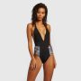 Costume intero nero con prodonda scollatura mod Turandot Yamamay 2019