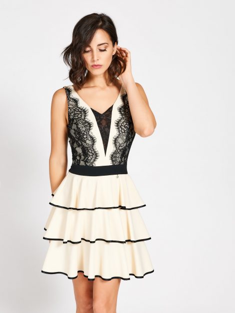 Vestito corto da cerimonia Rinascimento catalogo inverno 2019 2020 470x627 - Abiti da Cerimonia Rinascimento inverno 2019 2020