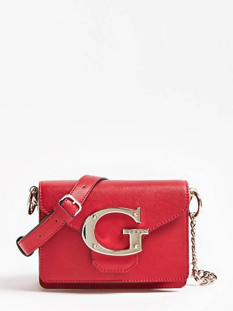 Mini tracolla Guess Camila rossa 470x627 - Nuove Borse GUESS inverno 2019 2020