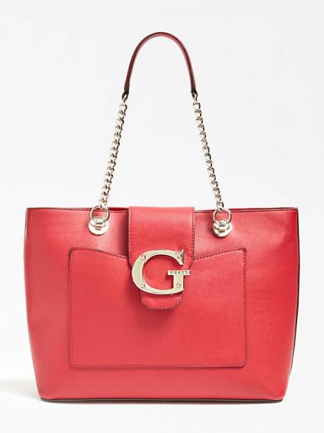 Nuova Shopper Guess Camila rossa inverno 2019 2020 prezzo 145 euro 1 470x627 - Nuove Borse GUESS inverno 2019 2020