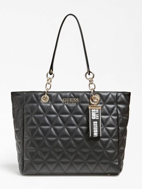 Nuova Shopper Guess modello Laiken nera inverno 2019 2020 prezzo 145 euro 470x627 - Nuove Borse GUESS inverno 2019 2020